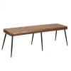 Best HomingXL Eetkamerbank - Denver - leer cognac - 160 cm breed