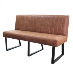 Outlet HomingXL Eetkamerbank - Hengelo - leer Missouri cognac 03 - 220 cm