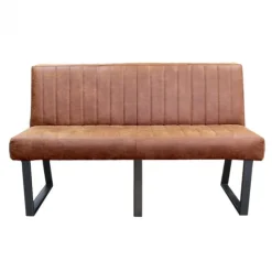 HomingXL Eetkamerbank - Hengelo - leer Missouri cognac 03 - 240 cm