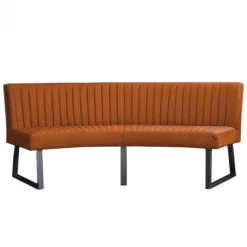 Clearance HomingXL Eetkamerbank - Hengelo - stof Element koper 09 - geschikt voor ovale tafel 240 cm