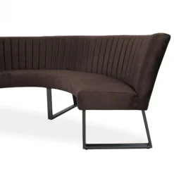 Best HomingXL Eetkamerbank - Hengelo - stof Element antraciet 02 - geschikt voor tafel 150 cm