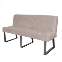 Online HomingXL Eetkamerbank - Hengelo - stof Element zand 17 - 180 cm