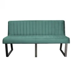 Outlet HomingXL Eetkamerbank - Hengelo - stof Element turquoise 15 - 200 cm