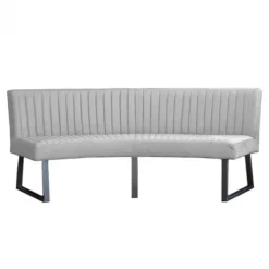 HomingXL Eetkamerbank - Hengelo - stof Element steengrijs 24 - geschikt voor ovale tafel 200 cm