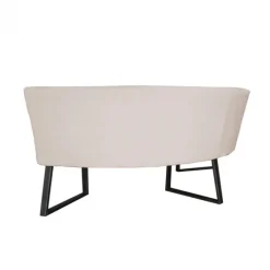 New HomingXL Eetkamerbank - Hengelo - stof Element zand 17 - geschikt voor tafel 130 cm