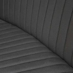 Online HomingXL Eetkamerbank - Hengelo - stof Element antraciet 01 - geschikt voor ovale tafel 200 cm