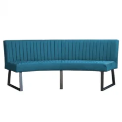 Best HomingXL Eetkamerbank - Hengelo - stof Element azure 21 - geschikt voor ovale tafel 200 cm