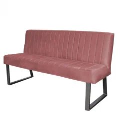 Sale HomingXL Eetkamerbank - Hengelo - stof Element roze 10 - 140 cm