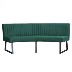 Online HomingXL Eetkamerbank - Hengelo - stof Element bos groen 20 - geschikt voor ovale tafel 200 cm