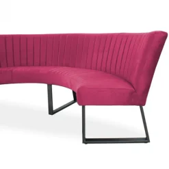 Outlet HomingXL Eetkamerbank - Hengelo - stof Element fuchsia 19 - geschikt voor tafel 130 cm