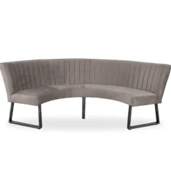 HomingXL Eetkamerbank - Hengelo - stof Element grijs 03 - geschikt voor tafel 130 cm