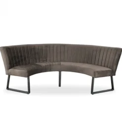 Clearance HomingXL Eetkamerbank - Hengelo - stof Element grijsbruin 05 - geschikt voor tafel 130 cm