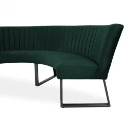 Online HomingXL Eetkamerbank - Hengelo - stof Element groen 12 - geschikt voor tafel 130 cm