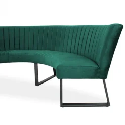 New HomingXL Eetkamerbank - Hengelo - stof Element bosgroen 20 - geschikt voor tafel 150 cm