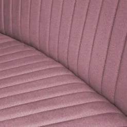 Discount HomingXL Eetkamerbank - Hengelo - stof Element roze 10 - geschikt voor ovale tafel 240 cm