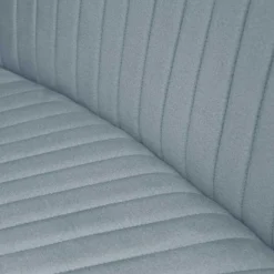 Outlet HomingXL Eetkamerbank - Hengelo - stof Element lichtblauw 16 - geschikt voor ovale tafel 200 cm