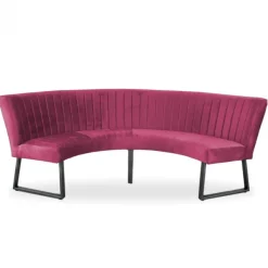 New HomingXL Eetkamerbank - Hengelo - stof Element fuchsia 19 - geschikt voor tafel 150 cm