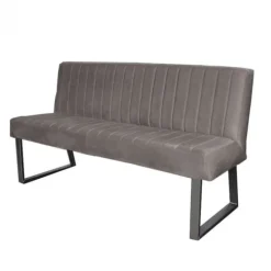 Clearance HomingXL Eetkamerbank - Hengelo - stof Element grijs 03 - 140 cm