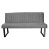 HomingXL Eetkamerbank - Hengelo - stof Element cementgrijs 23 - 140 cm