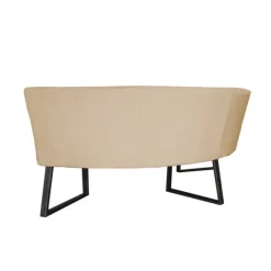 Outlet HomingXL Eetkamerbank - Hengelo - stof Element beige 06 - geschikt voor tafel 130 cm