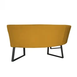 Outlet HomingXL Eetkamerbank - Hengelo - stof Element goud 08 - geschikt voor tafel 130 cm