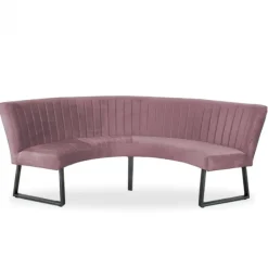 Hot HomingXL Eetkamerbank - Hengelo - stof Element roze 10 - geschikt voor tafel 150 cm