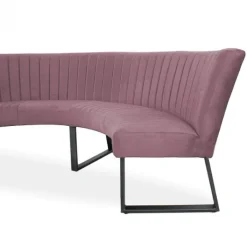 Hot HomingXL Eetkamerbank - Hengelo - stof Element roze 10 - geschikt voor tafel 150 cm