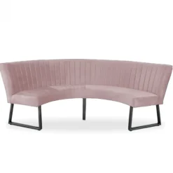 Best HomingXL Eetkamerbank - Hengelo - stof Element lichtroze 18 - geschikt voor tafel 150 cm