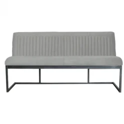 Sale HomingXL Eetkamerbank - Lara - stof Element lichtgrijs 04 - 160 cm