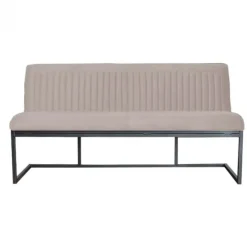 New HomingXL Eetkamerbank - Lara - stof Element zand 17 - 140 cm