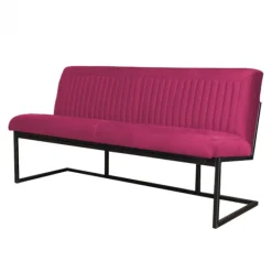 Sale HomingXL Eetkamerbank - Lara - stof Element fuchsia 19 - 160 cm