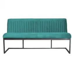 Hot HomingXL Eetkamerbank - Lara - stof Element turquoise 15 - 160 cm
