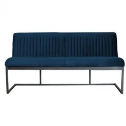 Sale HomingXL Eetkamerbank - Lara - stof Element blauw 13 - 140 cm