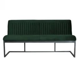 Online HomingXL Eetkamerbank - Lara - stof Element groen 12 - 160 cm