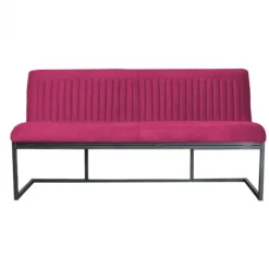 New HomingXL Eetkamerbank - Lara - stof Element fuchsia 19 - 140 cm