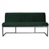 Clearance HomingXL Eetkamerbank - Lara - stof Element groen 12 - 140 cm