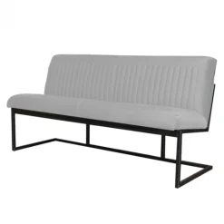 New HomingXL Eetkamerbank - Lara - stof Element steengrijs 24 - 140 cm