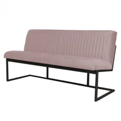 Outlet HomingXL Eetkamerbank - Lara - stof Element lichtroze 18 - 140 cm