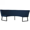 Clearance HomingXL Eetkamerbank - Rotterdam - stof Element blauw 13 - geschikt voor tafel 130 cm