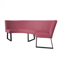 New HomingXL Eetkamerbank - Rotterdam - stof Element roze 10 - geschikt voor tafel 130 cm