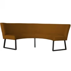 Outlet HomingXL Eetkamerbank - Rotterdam - stof Element bruin 07 - geschikt voor tafel 130 cm