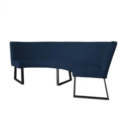 Discount HomingXL Eetkamerbank - Rotterdam - stof Element blauw 13 - geschikt voor tafel 150 cm