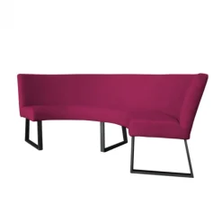 Best HomingXL Eetkamerbank - Rotterdam - stof Element fuchsia 19 - geschikt voor tafel 130 cm
