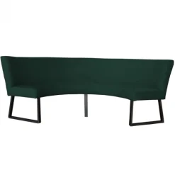 Hot HomingXL Eetkamerbank - Rotterdam - stof Element groen 12 - geschikt voor tafel 130 cm