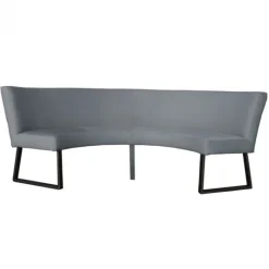 Hot HomingXL Eetkamerbank - Rotterdam - stof Element grijs 03 - geschikt voor tafel 150 cm