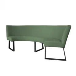 HomingXL Eetkamerbank - Rotterdam - stof Element lichtgroen 11 - geschikt voor tafel 130 cm