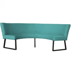 Clearance HomingXL Eetkamerbank - Rotterdam - stof Element turquoise 15 - geschikt voor tafel 150 cm