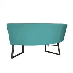 Clearance HomingXL Eetkamerbank - Rotterdam - stof Element turquoise 15 - geschikt voor tafel 150 cm