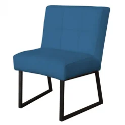 HomingXL Eetkamerstoel - Amsterdam - geschikt voor ronde tafel - stof Element azure 21