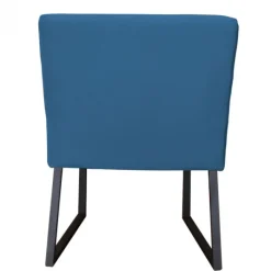 HomingXL Eetkamerstoel - Amsterdam - geschikt voor ronde tafel - stof Element azure 21